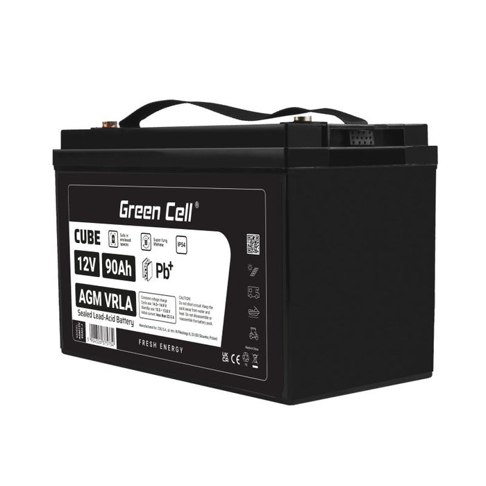 EAN 5904326375734 - Green Cell AGM12V90AH-J batería para sistema ups Sealed Lead Acid (VRLA) 12 V 90 Ah imagen 5