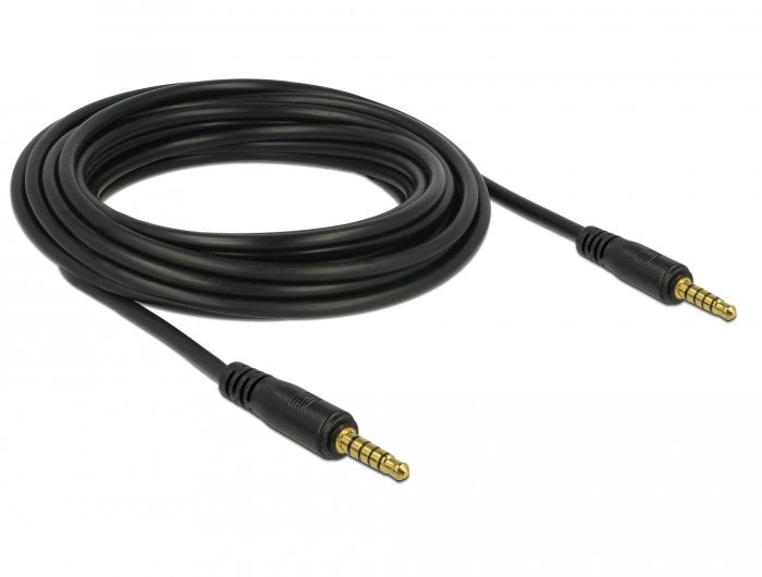 EAN 4043619856992 - DeLOCK 85699 cable de audio 5 m 3,5mm Negro imagen 2