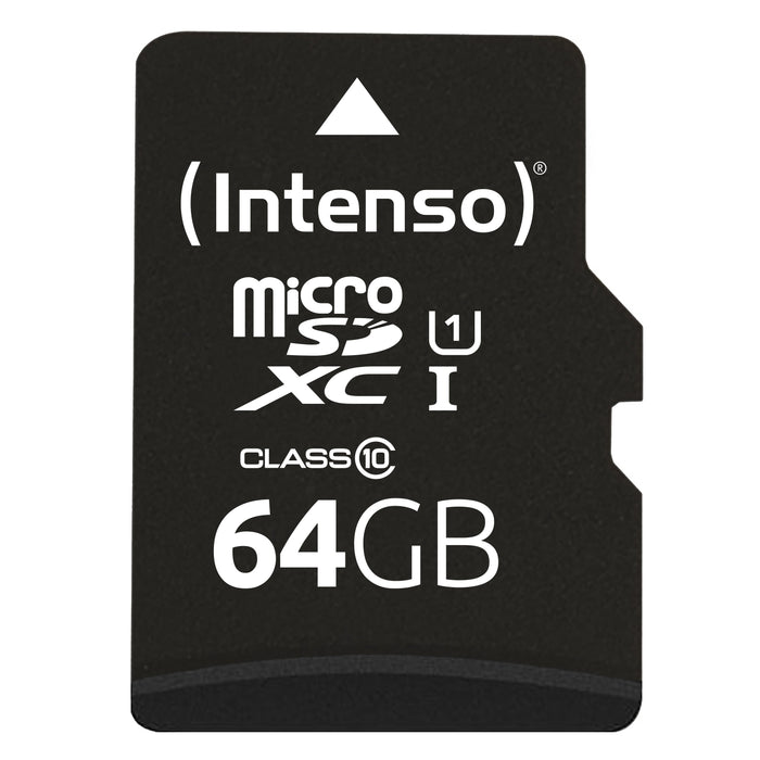 EAN 4034303031641 - Intenso 3424490 memoria flash 64 GB MicroSD UHS-I Clase 10 imagen 1
