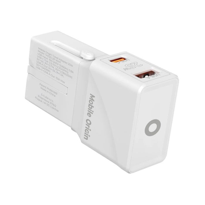 EAN 8594215991700 - Mobile Origin TAD25-2P-WHT cargador de dispositivo móvil Universal Blanco Corriente alterna, USB Carga rá imagen 8