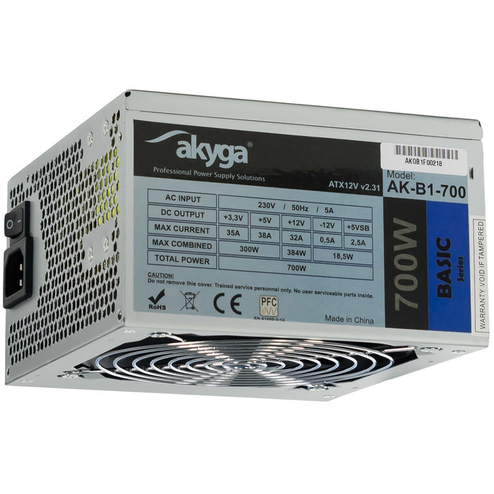 EAN 5901720131485 - Akyga AK-B1-700 unidad de fuente de alimentación 700 W 20+4 pin ATX ATX Gris imagen 1