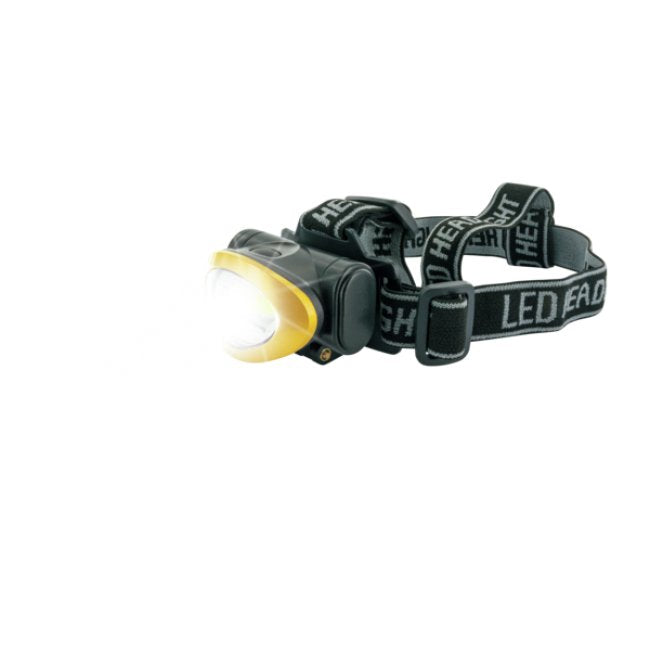 EAN 4004005030297 - Schwaiger WLED 40 Negro, Amarillo Linterna con cinta para cabeza COB LED imagen 2
