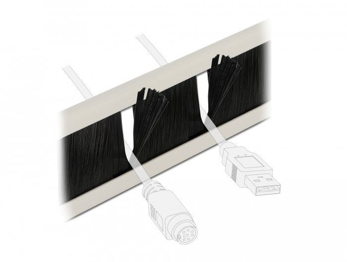 EAN 4043619666195 - DeLOCK 66619 accesorio de bastidor Panel de gestión de cables imagen 3