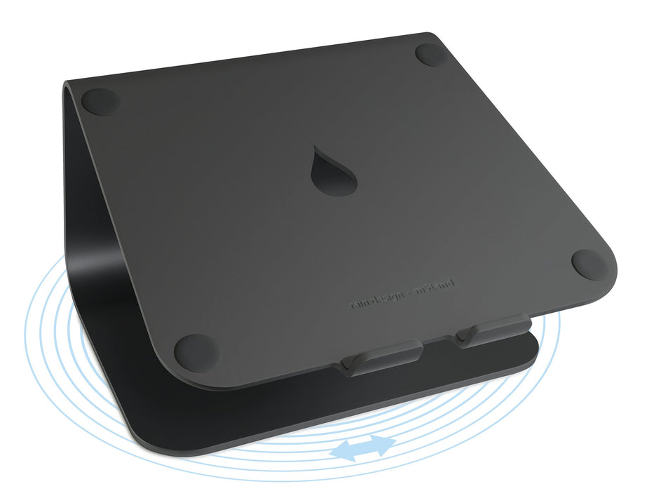 EAN 0891607000964 - Rain Design mStand360 - drehbarer Aluminium Stand für MacBooks Notebooks bis 15 zoll Soporte para ordenad imagen 1