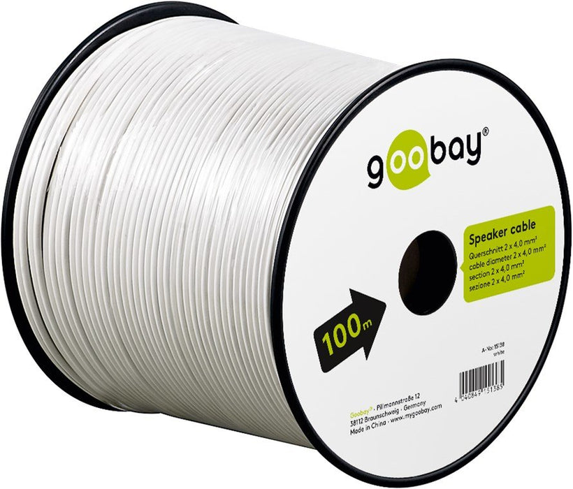 EAN 4040849151385 - Goobay 15138 cable de audio 100 m Blanco imagen 7