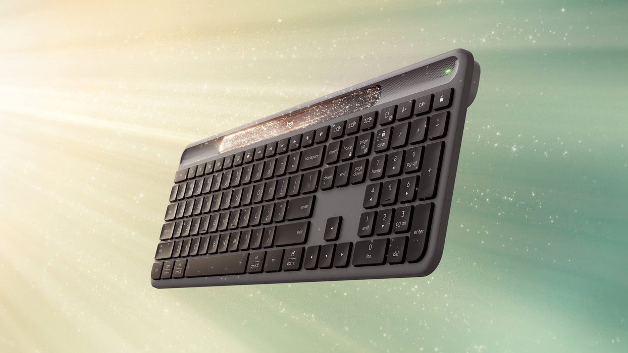 EAN 5099206132337 - Logitech Signature Slim Solar + K980 teclado Universal RF Wireless + Bluetooth QWERTZ Suizo Grafito imagen 5