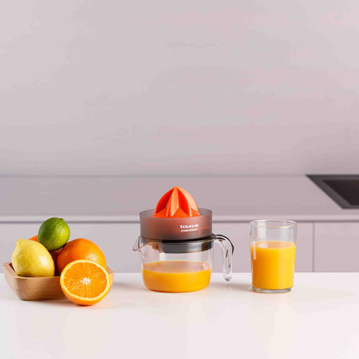 EAN 8414234242730 - Taurus CITRUS COMPACT Exprimidor eléctrico con brazo 30 W Negro, Naranja, Transparente imagen 2