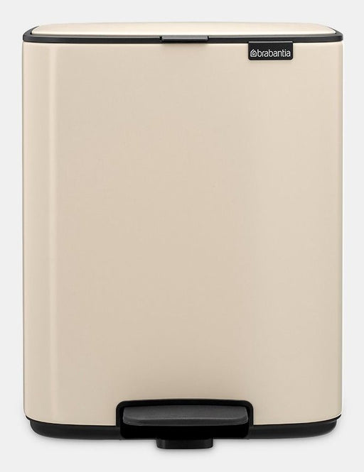 EAN 8710755238024 - Brabantia Bo Pedal Bin 12 L Rectangular Acero Beige imagen 1