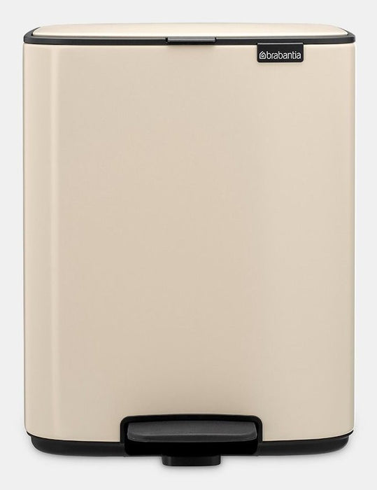 EAN 8710755238024 - Brabantia Bo Pedal Bin 12 L Rectangular Acero Beige imagen 1