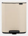 EAN 8710755238024 - Brabantia Bo Pedal Bin 12 L Rectangular Acero Beige imagen 1