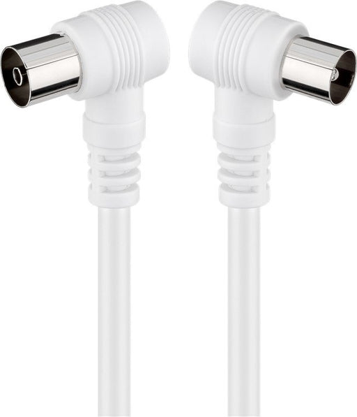 EAN 4040849115226 - Goobay 11522 cable coaxial 5 m Blanco imagen 1