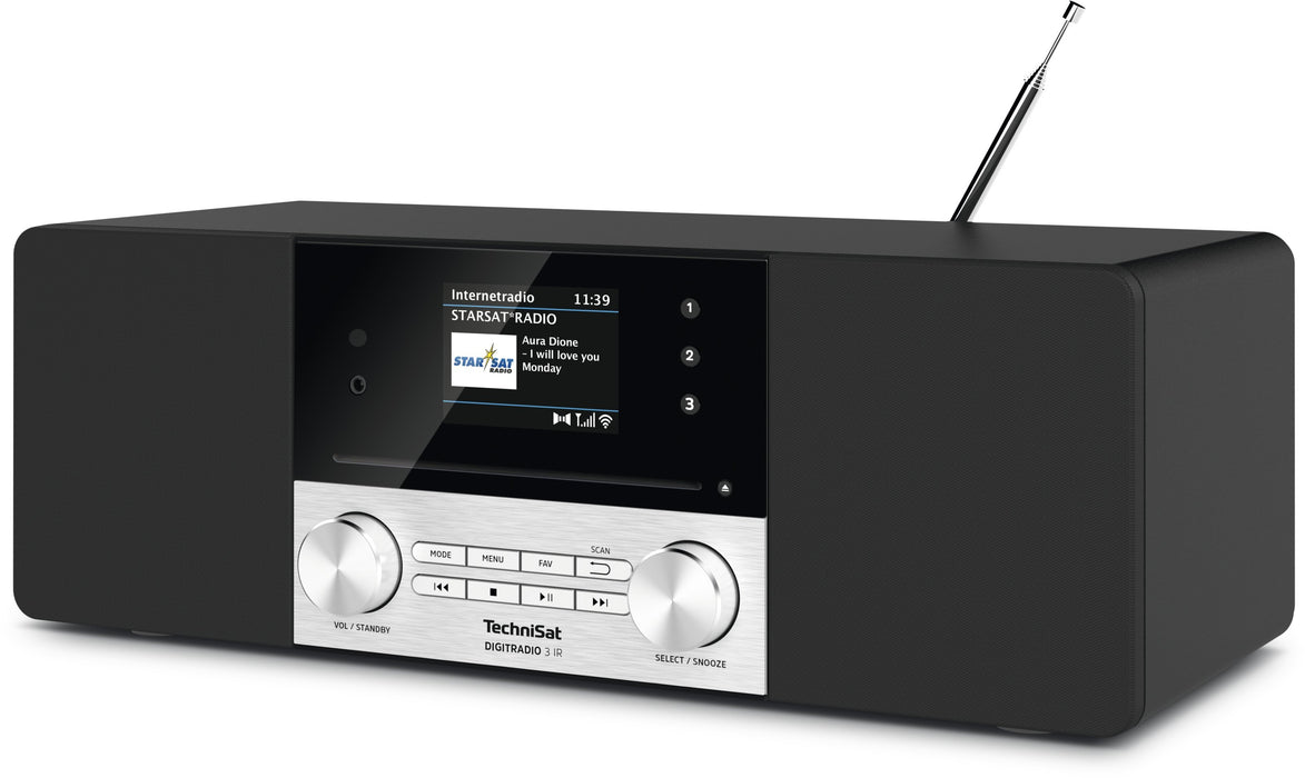 EAN 4019588039568 - TechniSat DigitRadio 3 IR Portátil Digital Negro, Plata imagen 3