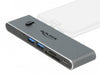EAN 4043619877522 - DeLOCK 87752 base para portátil y replicador de puertos Alámbrico USB 3.2 Gen 1 (3.1 Gen 1) Type-C Gris imagen 1