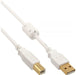 EAN 4043718143818 - Microconnect USBAB2WF cable USB USB 2.0 2 m USB A USB B Blanco imagen 1