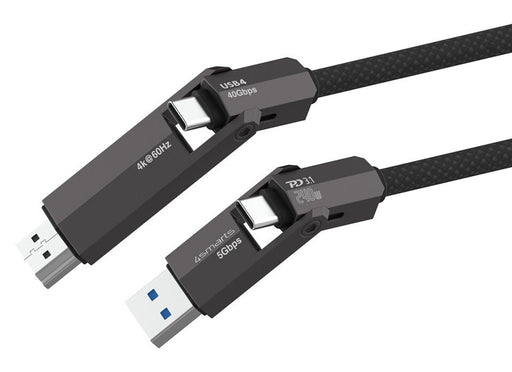 EAN 4252011911769 - 4smarts 549240 cable USB USB4 Gen 3x2 1,5 m USB C Negro imagen 2