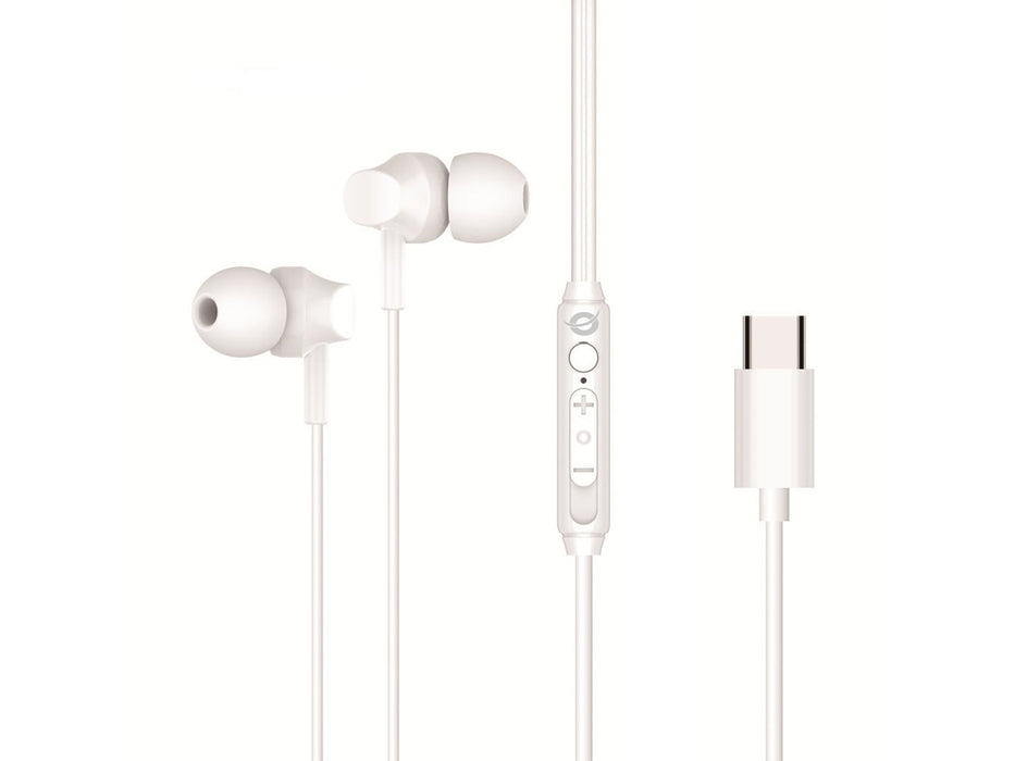 EAN 4015867243138 - Conceptronic BRENDAN03W auricular y casco Auriculares Alámbrico Dentro de oído Llamadas/Música USB Tipo C imagen 1