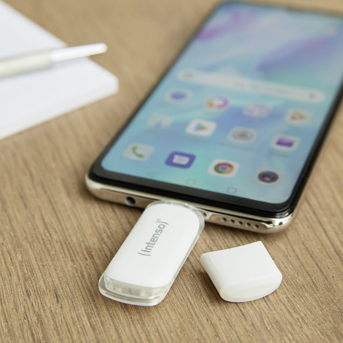 EAN 4034303029693 - Intenso Flash Line unidad flash USB 128 GB USB Tipo C 3.2 Gen 1 (3.1 Gen 1) Blanco imagen 4