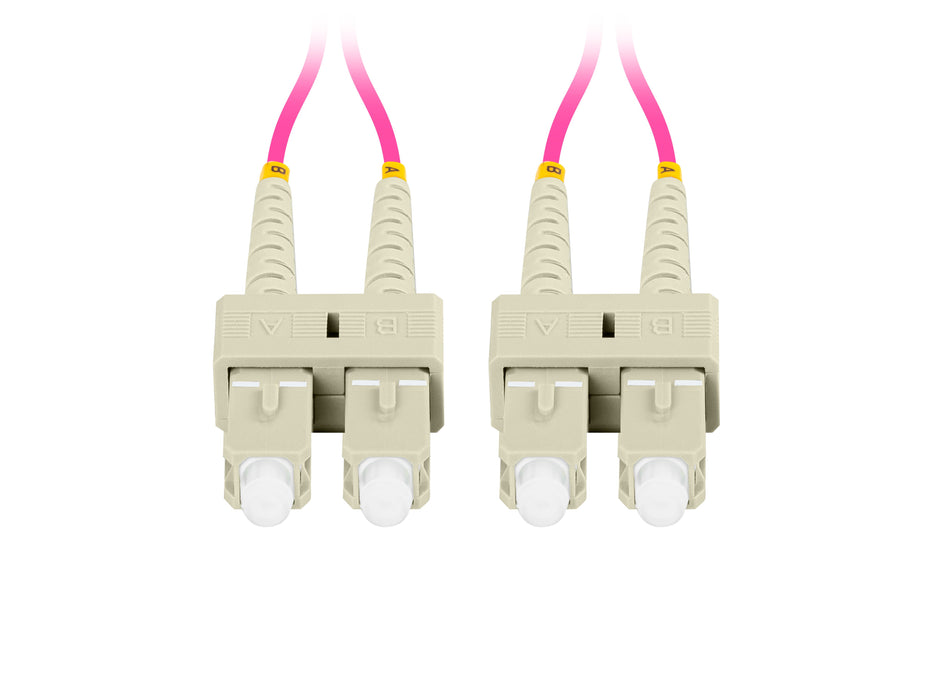 EAN 5901969433326 - Lanberg FO-SUSU-MD41-0050-VT Cable de fibra óptica e InfiniBand 5 m SC Violeta imagen 3