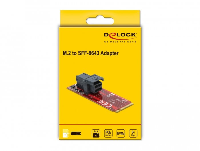 EAN 4043619627219 - DeLOCK 62721 tarjeta y adaptador de interfaz Interno M.2 imagen 2
