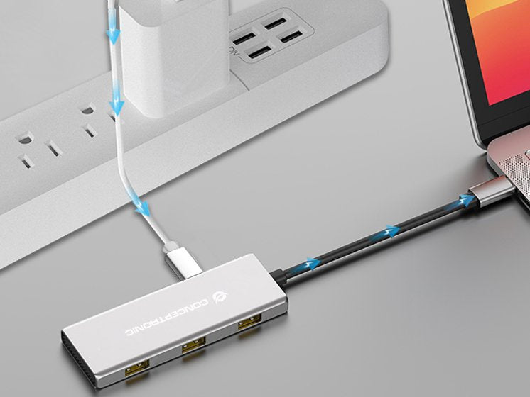 EAN 4015867231371 - Conceptronic HUBBIES17G hub de interfaz USB 3.2 Gen 2 (3.1 Gen 2) Type-C 10000 Mbit/s Gris imagen 10