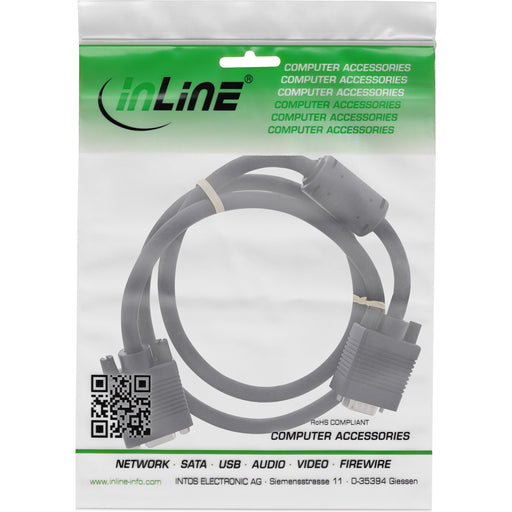 EAN 4043718016365 - InLine 17742B cable VGA 2 m VGA (D-Sub) Negro imagen 2