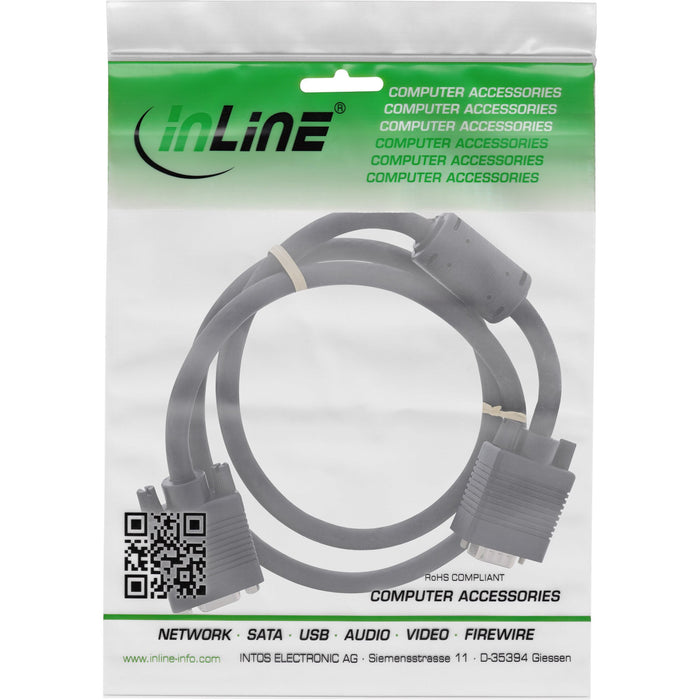EAN 4043718078608 - InLine 17703B cable VGA 0,3 m VGA (D-Sub) Negro imagen 2