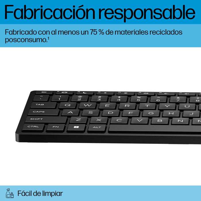EAN 5715063730782 - HP 320K Wired Keyboard teclado Oficina USB Negro imagen 6