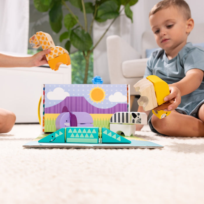 EAN 681147005549 - Melissa & Doug MDT BBN Blockables Safari Plyst GML imagen 2