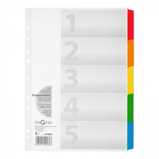 EAN 4013951004603 - Pagna 31000-08 divisor Cartón, Polipropileno (PP) Blanco 40 pieza(s) imagen 1