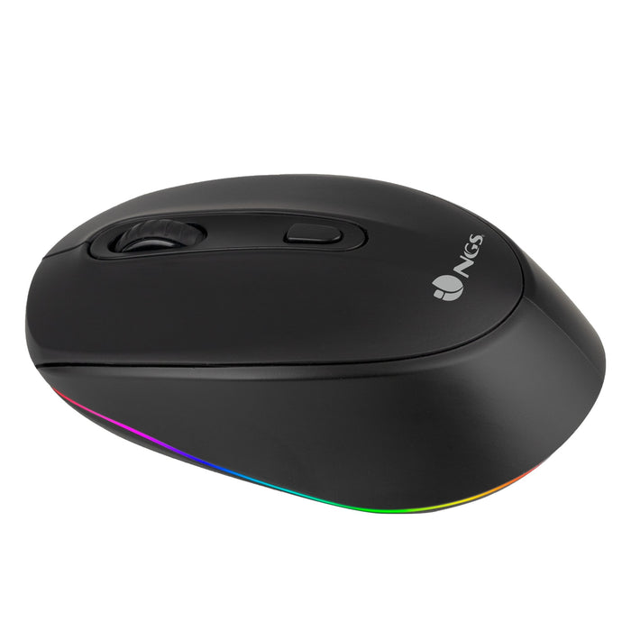 EAN 8435430619096 - NGS SMOG-RB ratón Juego Ambidextro RF Wireless + Bluetooth Óptico 2400 DPI imagen 5