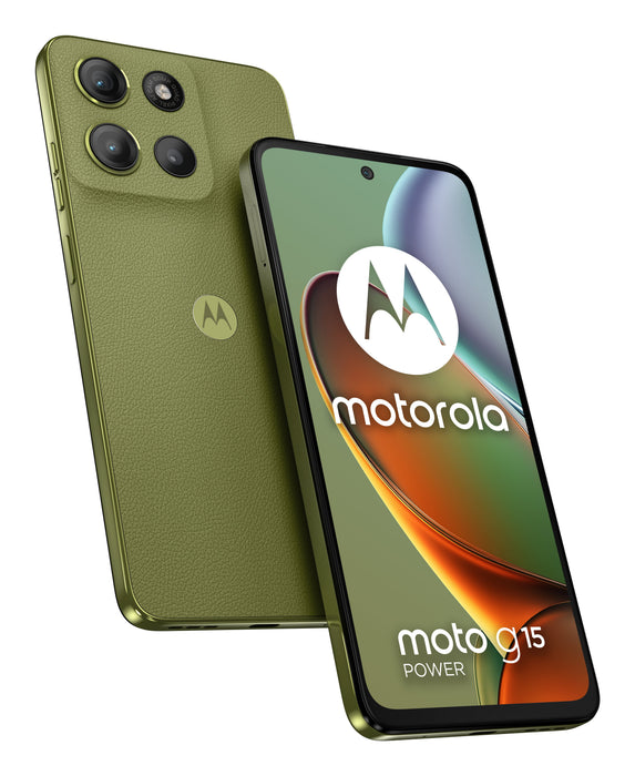 EAN 0840023281266 - Motorola moto g15 power 17,1 cm (6.72") SIM doble Android 15 4G USB Tipo C 8 GB 256 GB 6000 mAh Verde imagen 1