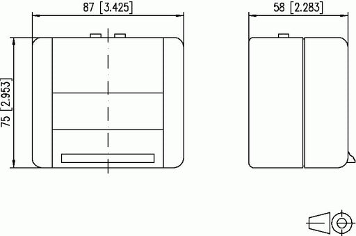 EAN 4250184106609 - METZ CONNECT 1309430003-E placa de pared y cubierta de interruptor Gris imagen 2