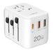 EAN 4052792077308 - LogiLink PA0356 adaptador e inversor de corriente Interior 20 W Blanco imagen 2