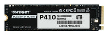 EAN 4711378431070 - Patriot Memory P410 4 TB M.2 PCI Express NVMe imagen 1