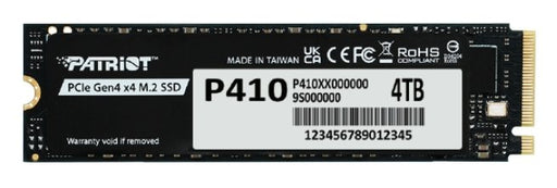EAN 4711378431070 - Patriot Memory P410 4 TB M.2 PCI Express NVMe imagen 1