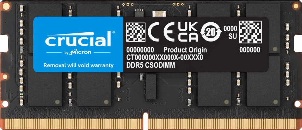 EAN 0649528940872 - Crucial CT32G64C52CS5 módulo de memoria 32 GB 1 x 32 GB DDR5 6400 MT/s 262-pin SO-DIMM imagen 1