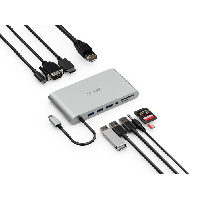 EAN 0085896338536 - Kensington UH1440P Alámbrico USB 3.2 Gen 1 (3.1 Gen 1) Type-C Plata imagen 9