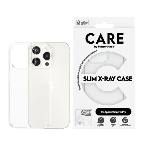 EAN 5715685005695 - PanzerGlass CARE™ by ® X-Ray Case iPhone 15 Pro funda para teléfono móvil Transparente imagen 2