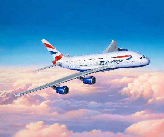 EAN 4009803039220 - Revell A380-800 British Airways Maqueta de avión de ala fija Kit de montaje 1:144 imagen 7