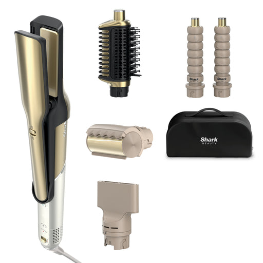 EAN 0622356360074 - Shark HD6051SEU Utensilio de peinado Herramienta de peinado con múltiples accesorios Airflow Oro 1400 W 2 imagen 1