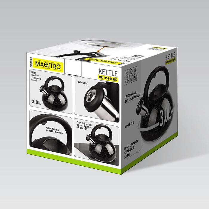 EAN 4897144674763 - Maestro MR-1316-BLACK tetera 3 L Negro imagen 5