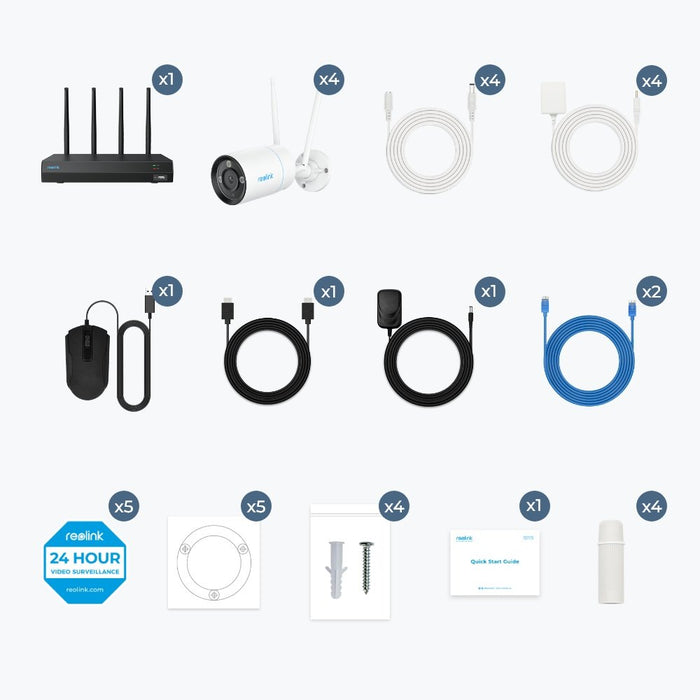 EAN 6975253983353 - Reolink NVS12-8MB4W kit de videovigilancia Inalámbrico y alámbrico 12 canales imagen 4