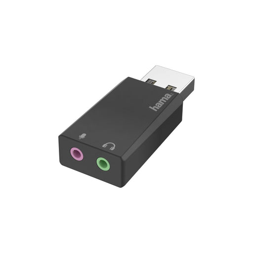 EAN 4047443437242 - Hama 00200323 cambiador de género para cable USB 2x3.5 mm Negro imagen 1