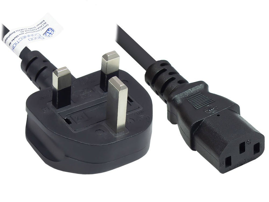 EAN 4014619170043 - Alcasa P7030-S050 cable de transmisión Negro 5 m Enchufe tipo G C13 acoplador imagen 1