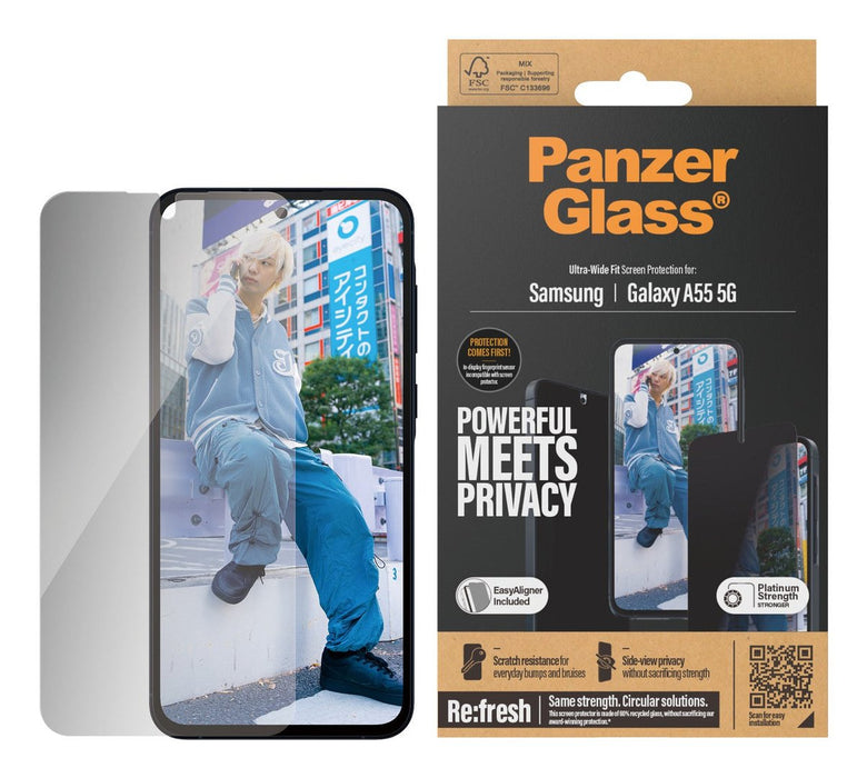 EAN 5711724173585 - PanzerGlass P7358 protector de pantalla o trasero para teléfono móvil Protector de pantalla para privacid imagen 3