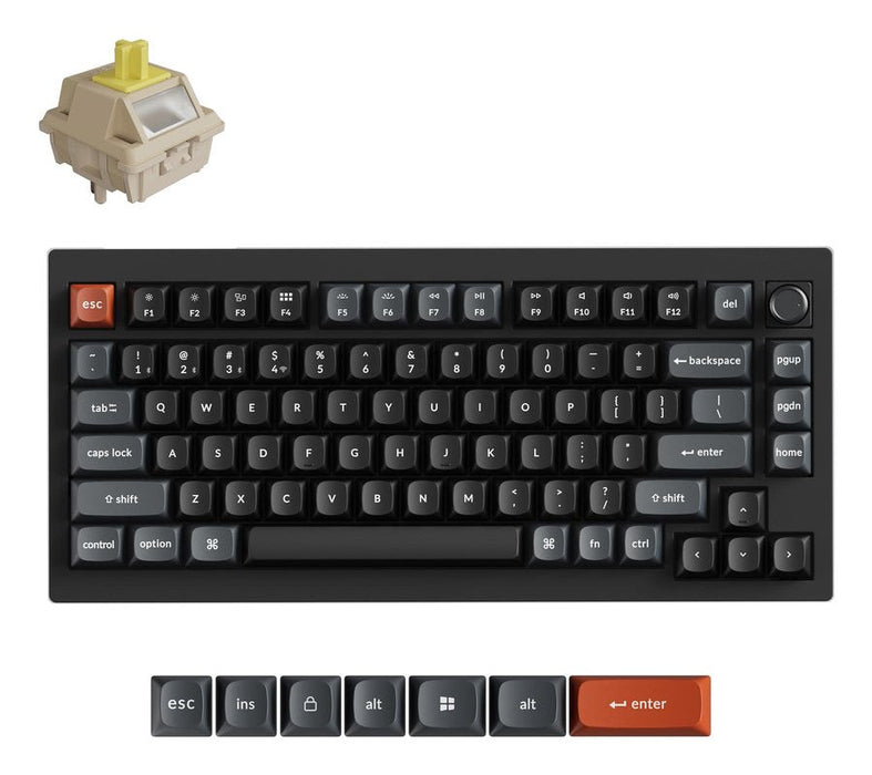 EAN 4894979004659 - Keychron V1 Ultra 8K teclado Universal Bluetooth QWERTY Negro imagen 1