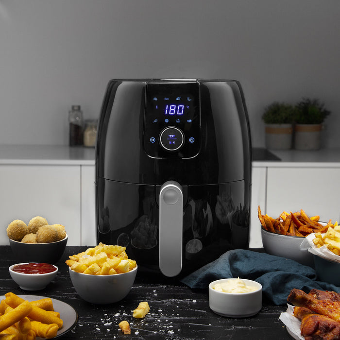 EAN 8713016076182 - Princess 182025 Sencillo 4,5 L Independiente 1500 W Freidora de aire caliente Negro imagen 19