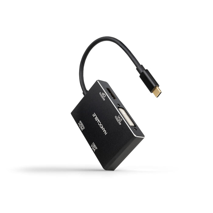 EAN 8433281014220 - Nanocable 10.16.4307 base para portátil y replicador de puertos Alámbrico USB 3.2 Gen 1 (3.1 Gen 1) Type- imagen 1