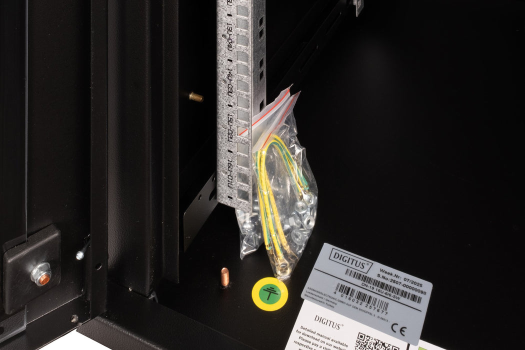 EAN 4016032257677 - Digitus DN-19 16U-6/6-SW armario rack Bastidor de pared Negro imagen 7