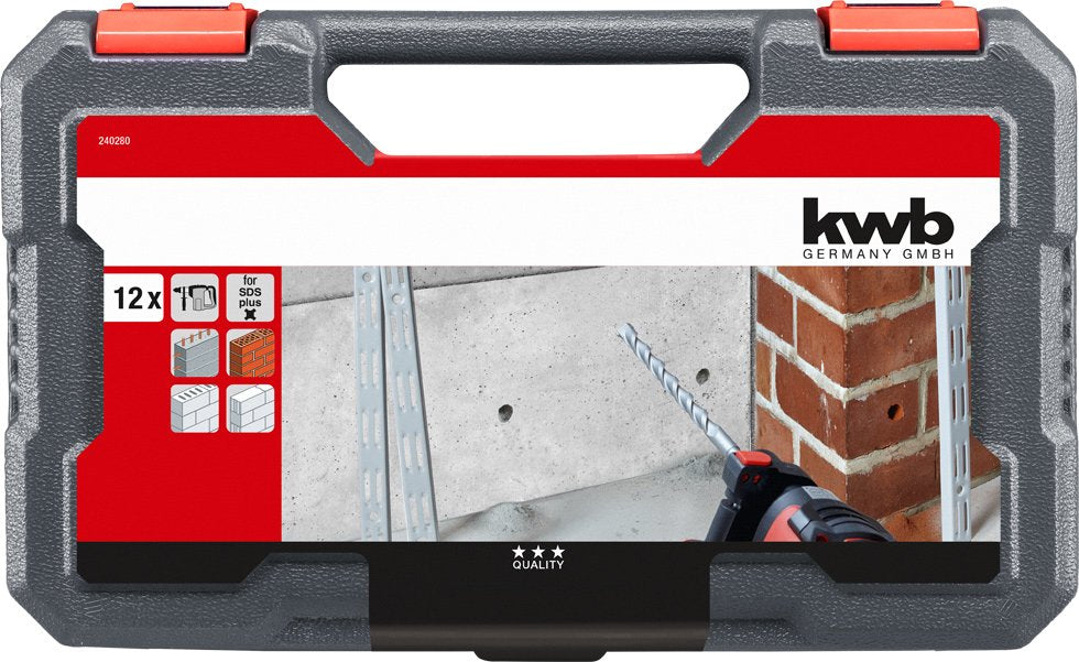 EAN 4009312402805 - kwb 240280 broca Broca para piedra 12 pieza(s) imagen 5